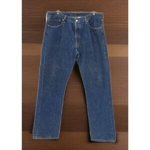 Vintage 1994 Levis 501XX Jeans Dark Wash Denim ButtonFly Mens 36x32 Straight Leg